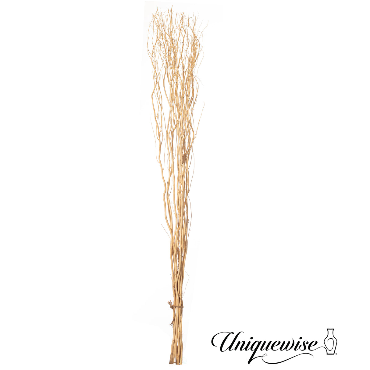 Uniquewise 12 pcs Natural Decorative Dry Branches Authentic Willow Sticks, Home Decoration and Wedding Craft 59 in, peeled white, DIY Greenery Plants Craft Vases fillers Garden Hotel Farmhouse Decor. - LEHADAR