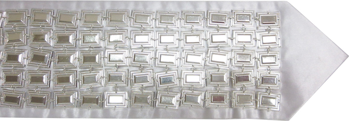 Silver Filled Atarah Rectangle Rows - LEHADAR