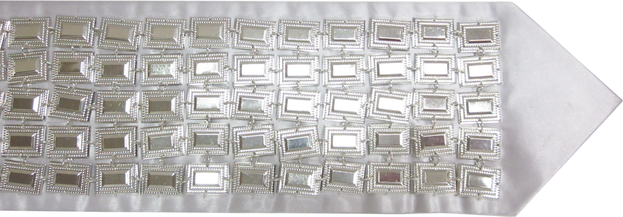 Silver Filled Atarah Rectangle Rows - LEHADAR