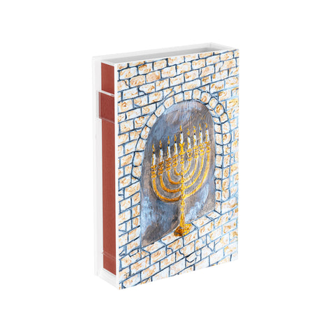 Ancient Yerushalayim Chanukah Matchbox - LEHADAR