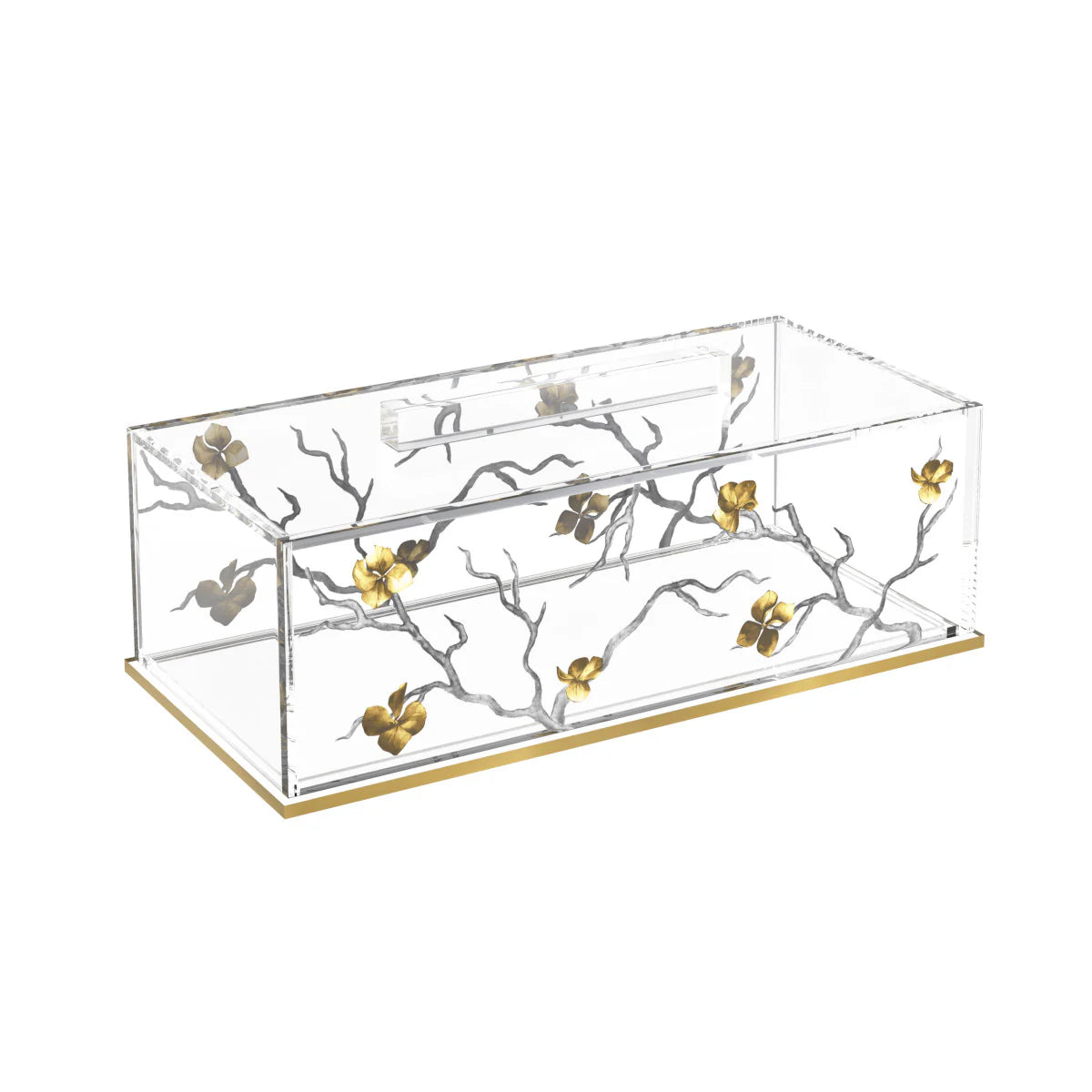 Golden Branch Cake Log Holder - LEHADAR