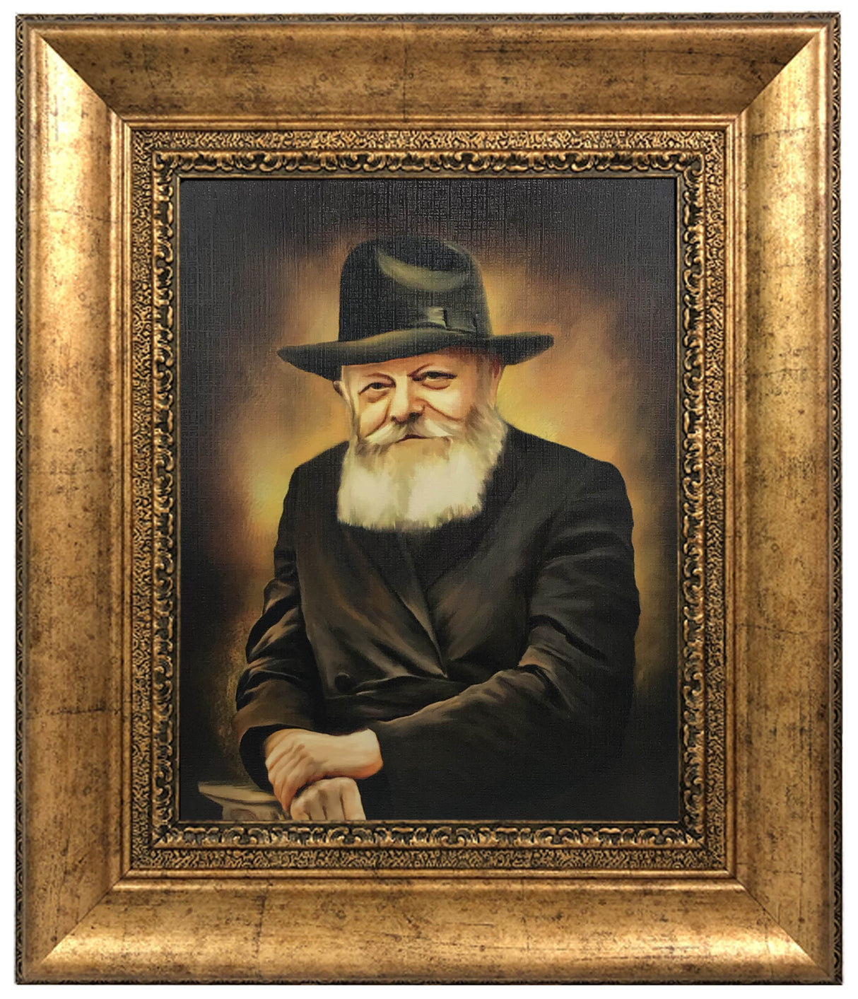 Painting of Lubavitch Rebbe-Profile-Classic - LEHADAR