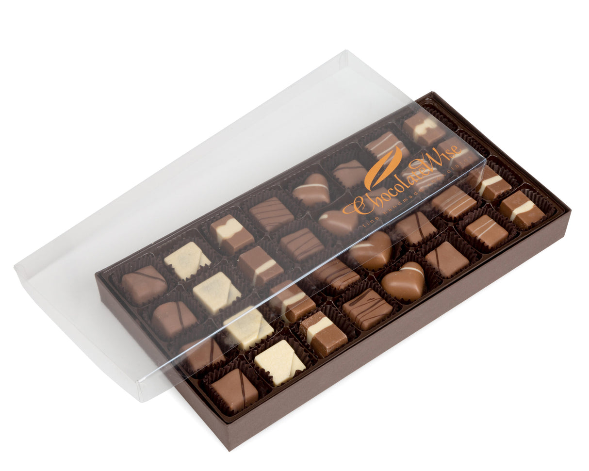 32 Piece Clear Chocolate Gift Box - LEHADAR
