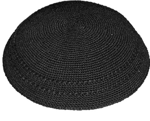 DMC Black Kippah - LEHADAR