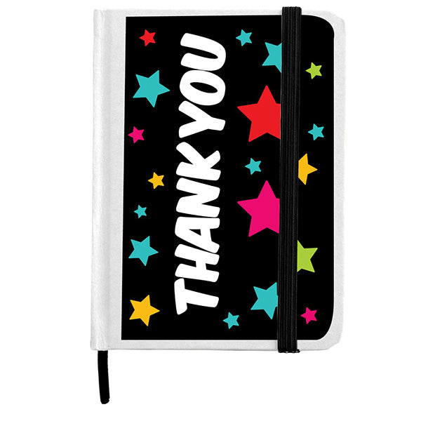 Lined Page Jotter with cardboard finish Quoting "THANK YOU" - LEHADAR