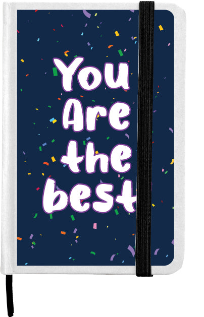 Lined Page Jotter with cardboard finish Quoting "YOU ARE THE BEST!" - LEHADAR