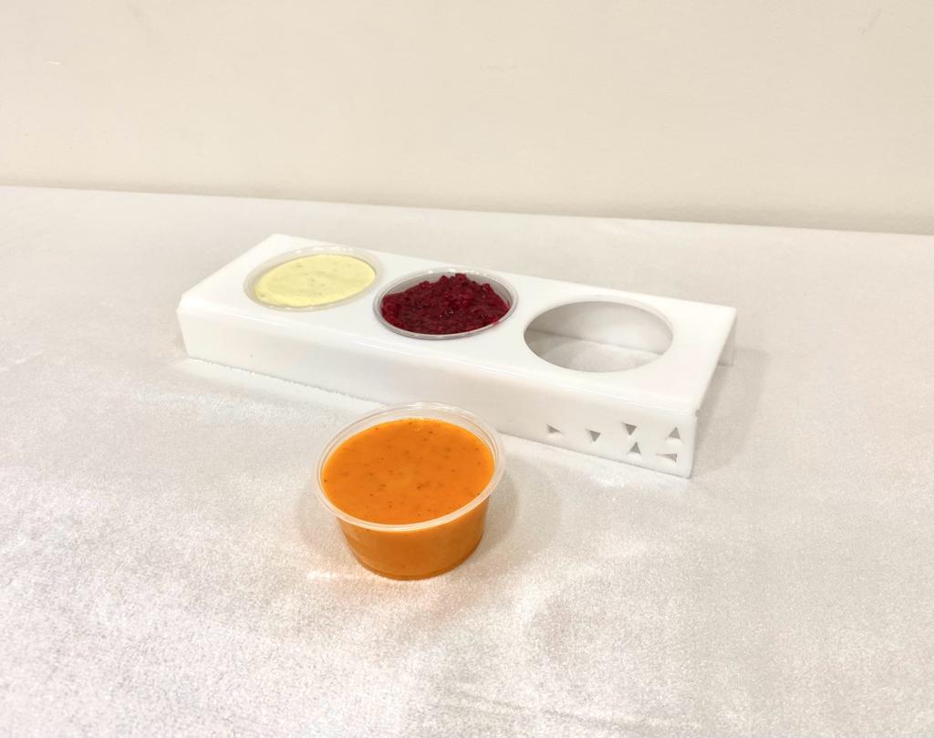 Triangle 2 OZ. Cup Dip Server Cutout (Pack of 4) - LEHADAR