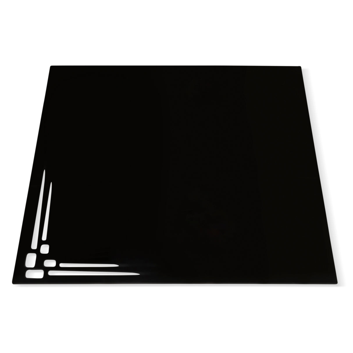 Rect Corner Cutout Charger BK/WT/GD/SL (Pack of 4) - LEHADAR