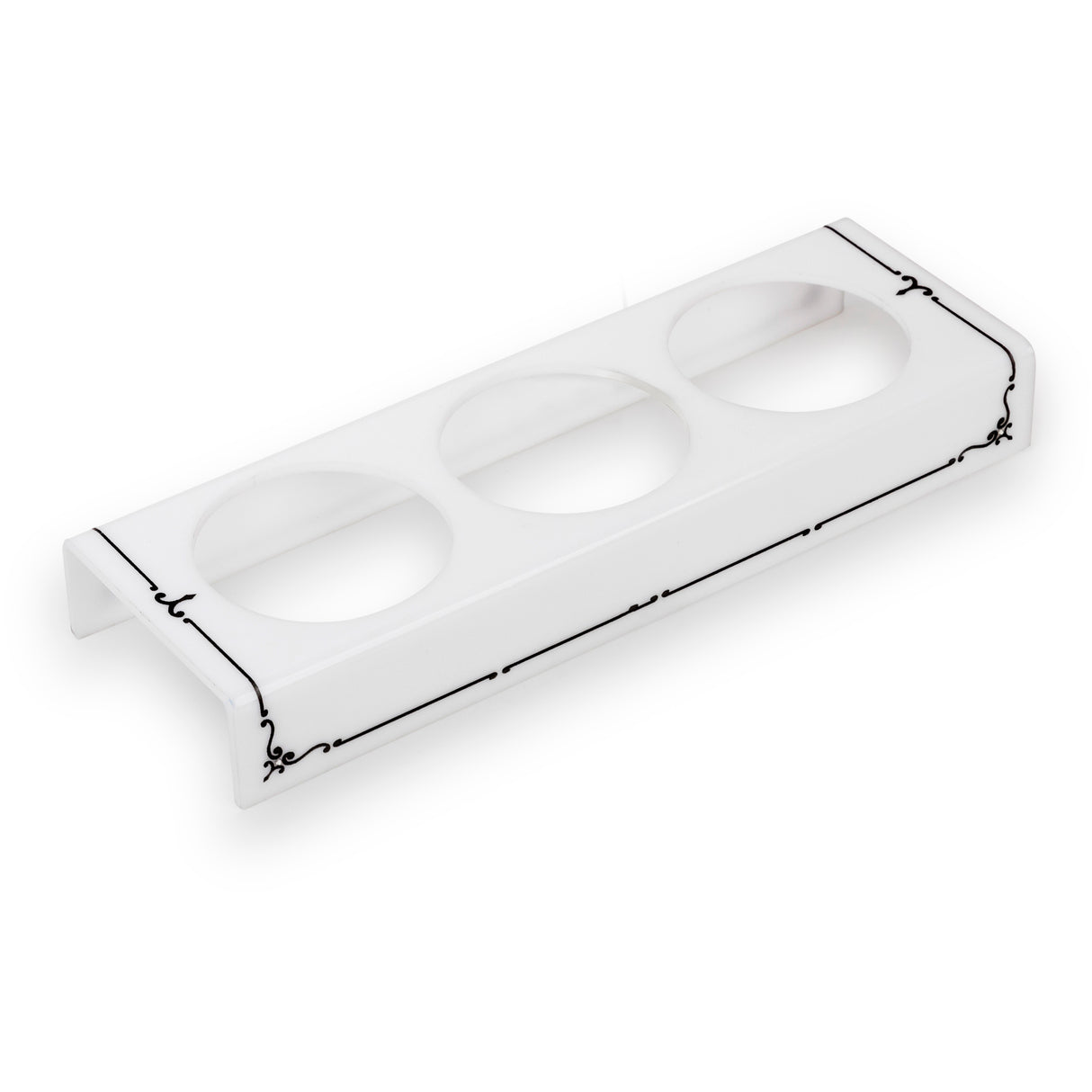 Majestic 2 OZ. Cup Dip Server Lucite Engraved GD/SL/BK W/Crystals (Pack of 4) - LEHADAR