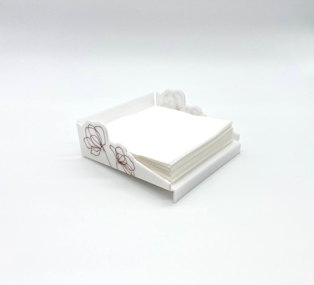 Deep Rose Napkin Holder - LEHADAR