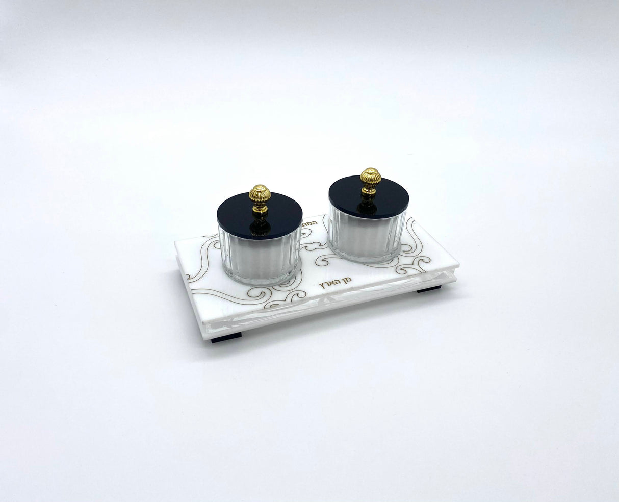 Majestic II Double Salt Dish - LEHADAR