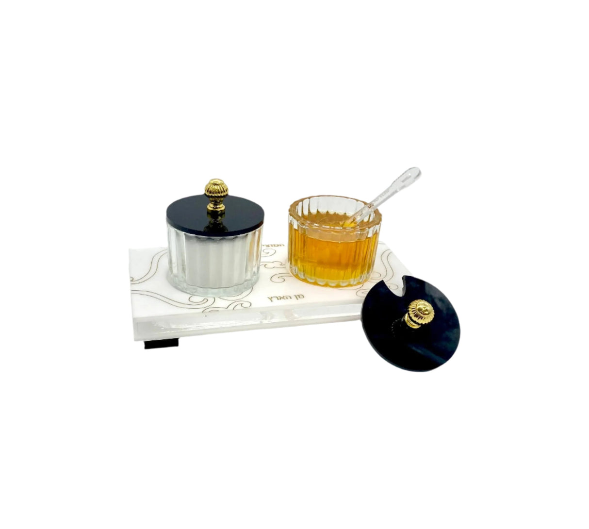 Majestic II Honey Dish and Salt Dish Combo - LEHADAR