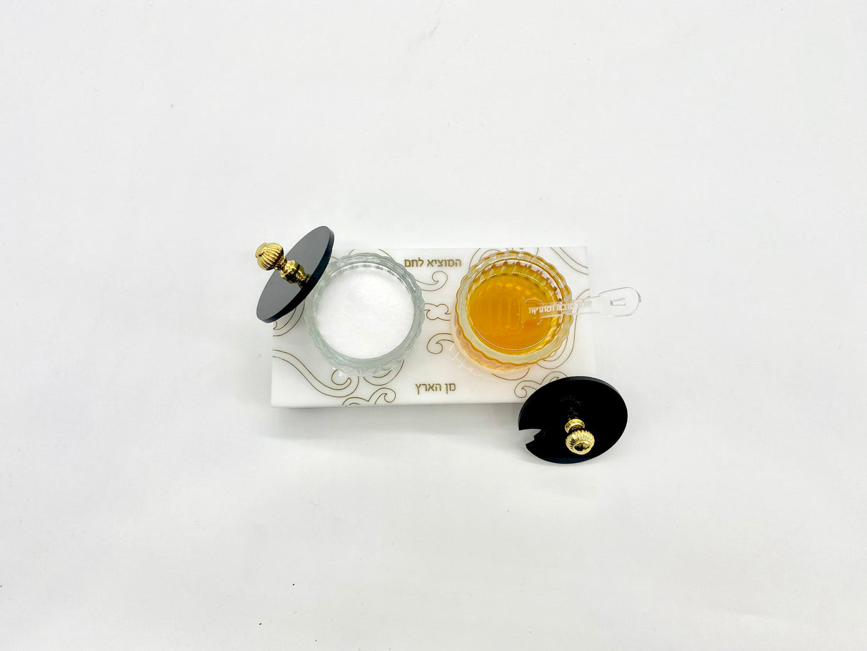 Majestic II Honey Dish and Salt Dish Combo - LEHADAR