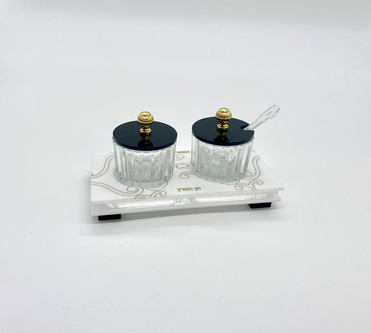 Majestic II Honey Dish and Salt Dish Combo - LEHADAR