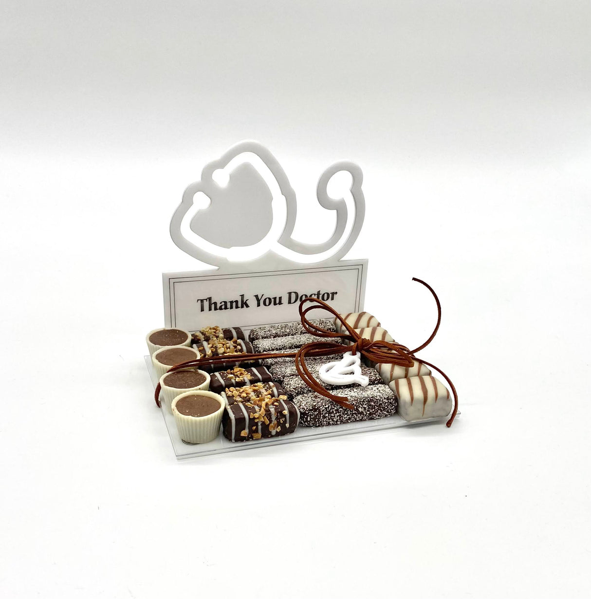Stethoscope Thank You Doctor Chocolate Treat Tray - LEHADAR