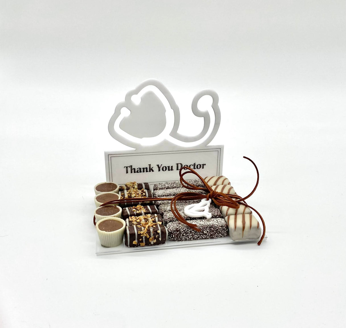 Stethoscope Thank You Doctor Chocolate Treat Tray - LEHADAR