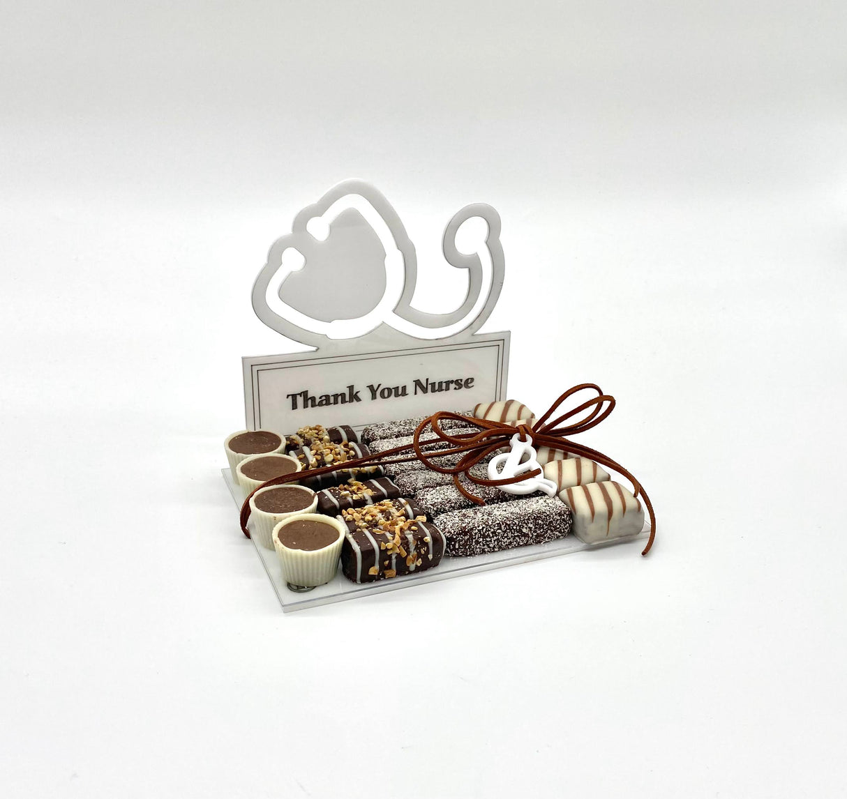 Stethoscope Thank You Nurse Chocolate Treat Tray - LEHADAR