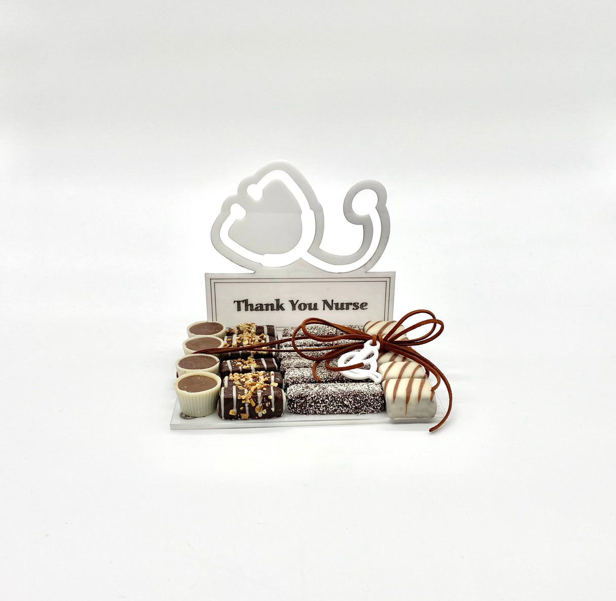 Stethoscope Thank You Nurse Chocolate Treat Tray - LEHADAR