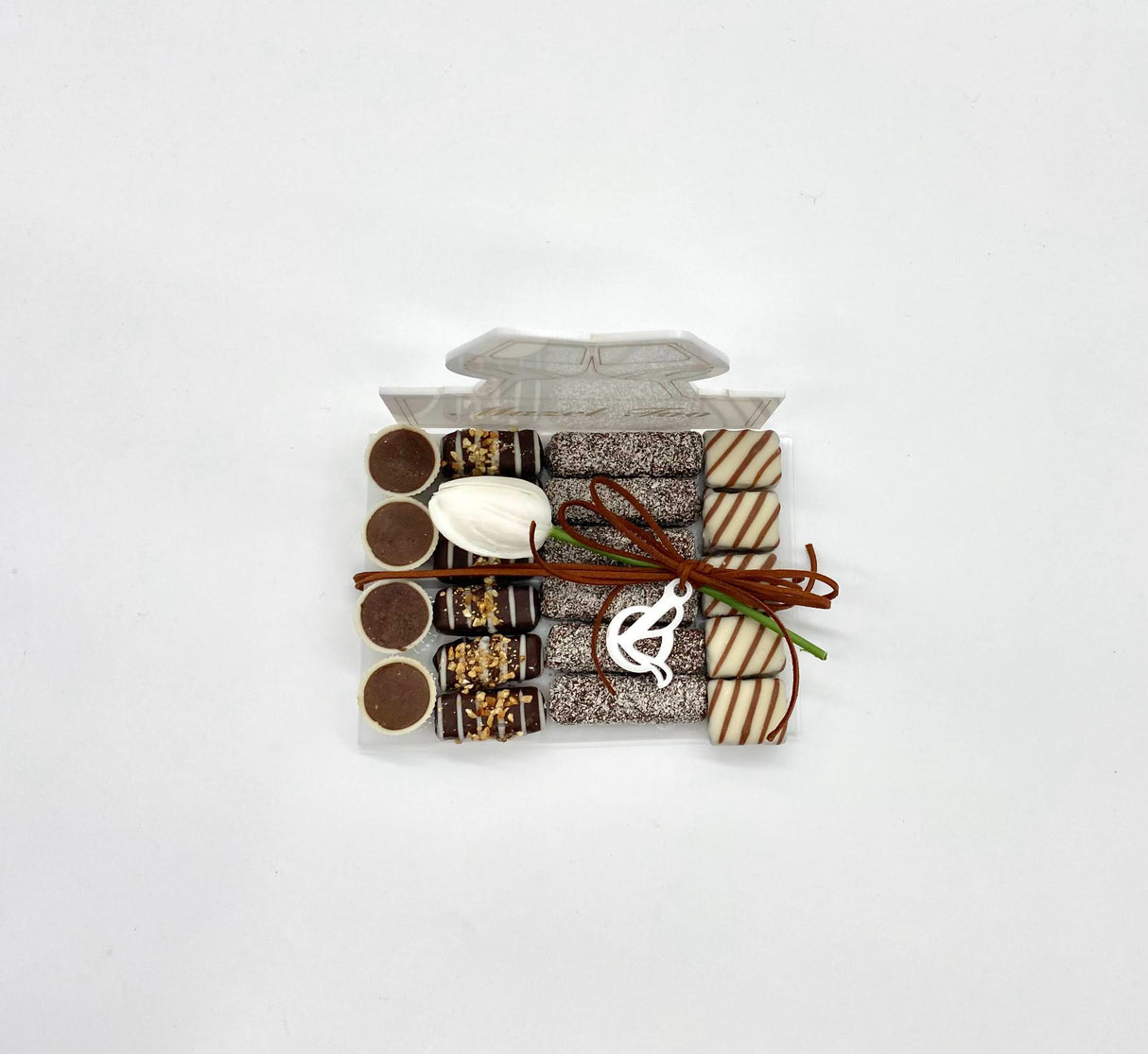 L'Chaim Mazel Tov Chocolate Treat Tray - LEHADAR