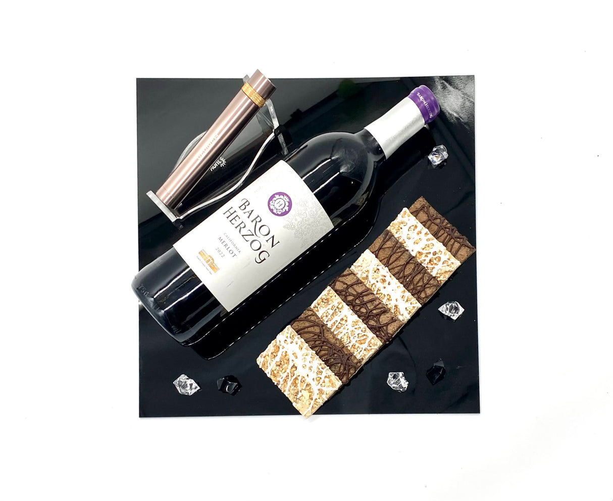 Classic Air Pressure Wine Opener Mishloach Manos Arrangement LE-5303