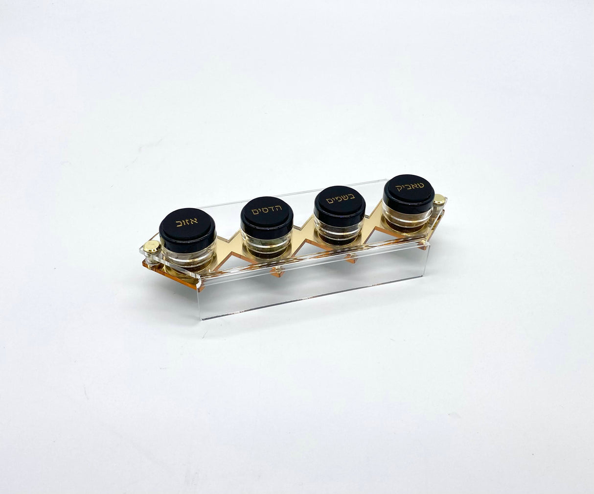 Gift Box - 4 Sectional Besomim Holder Mishloach Manos LE-5360