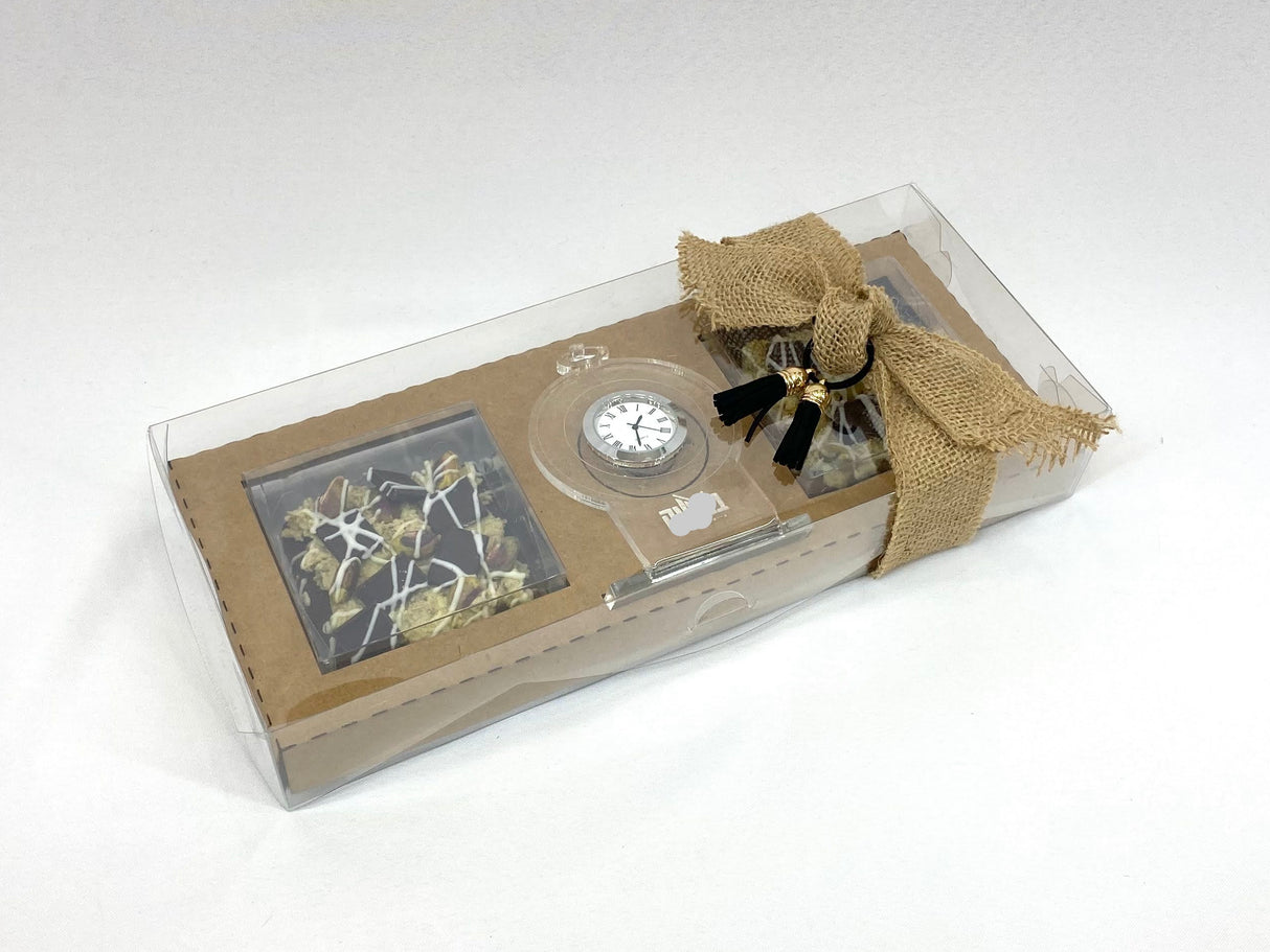 Dubai Cookie Box Desk Clock Mishloach Manos LE-5362