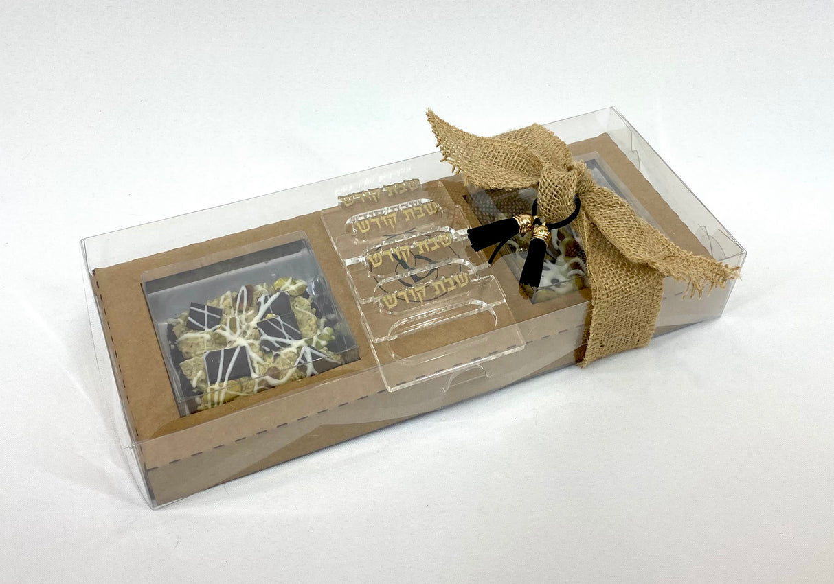 Dubai Cookie Box Shabbos Napkin Rings Mishloach Manos LE-5363