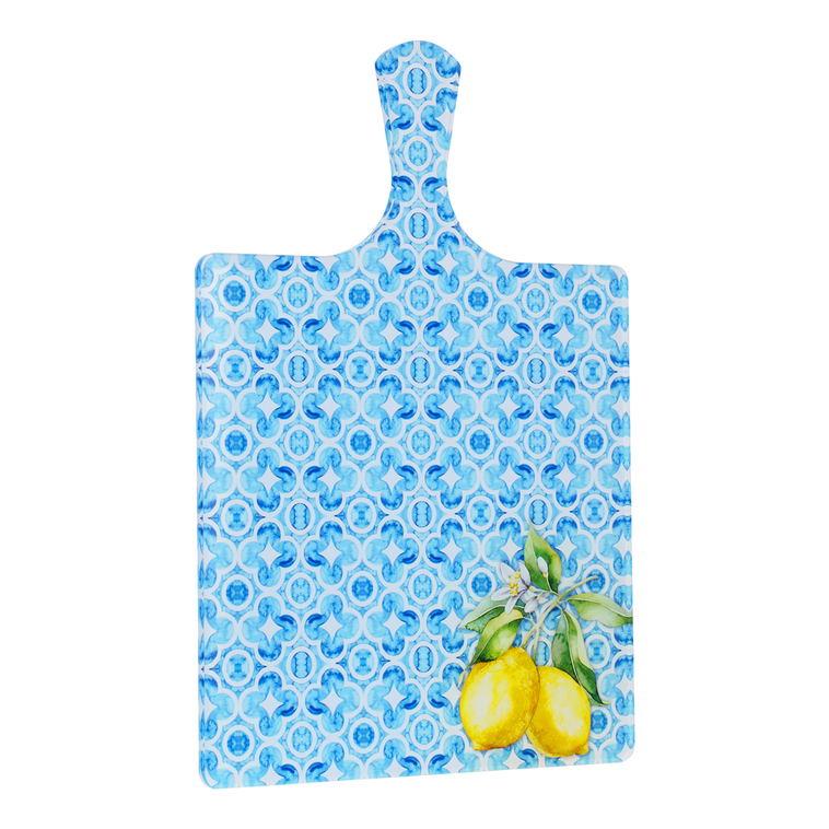 Blue Design Lucite Board with Handle - LEHADAR
