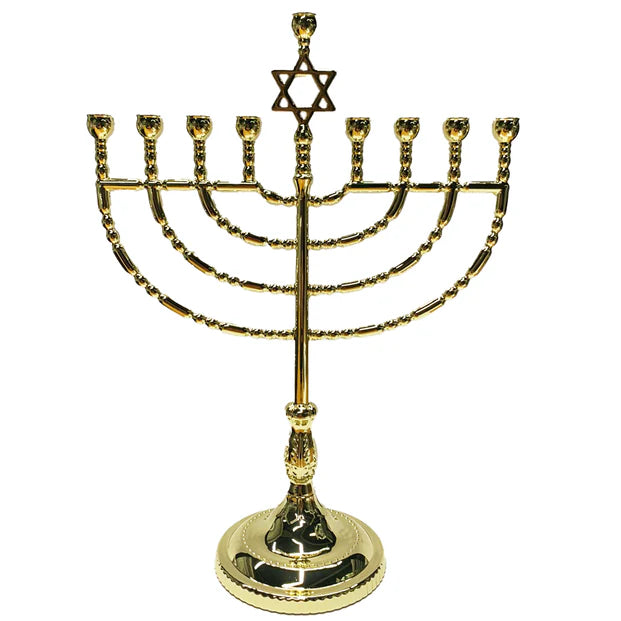 Aristocratic Star of David Menorah - LEHADAR