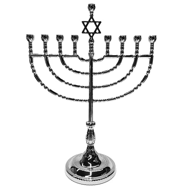 Aristocratic Star of David Menorah - LEHADAR
