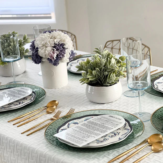 Lucite Birchas Hamazon Cards Set - Ashkenaz - LEHADAR