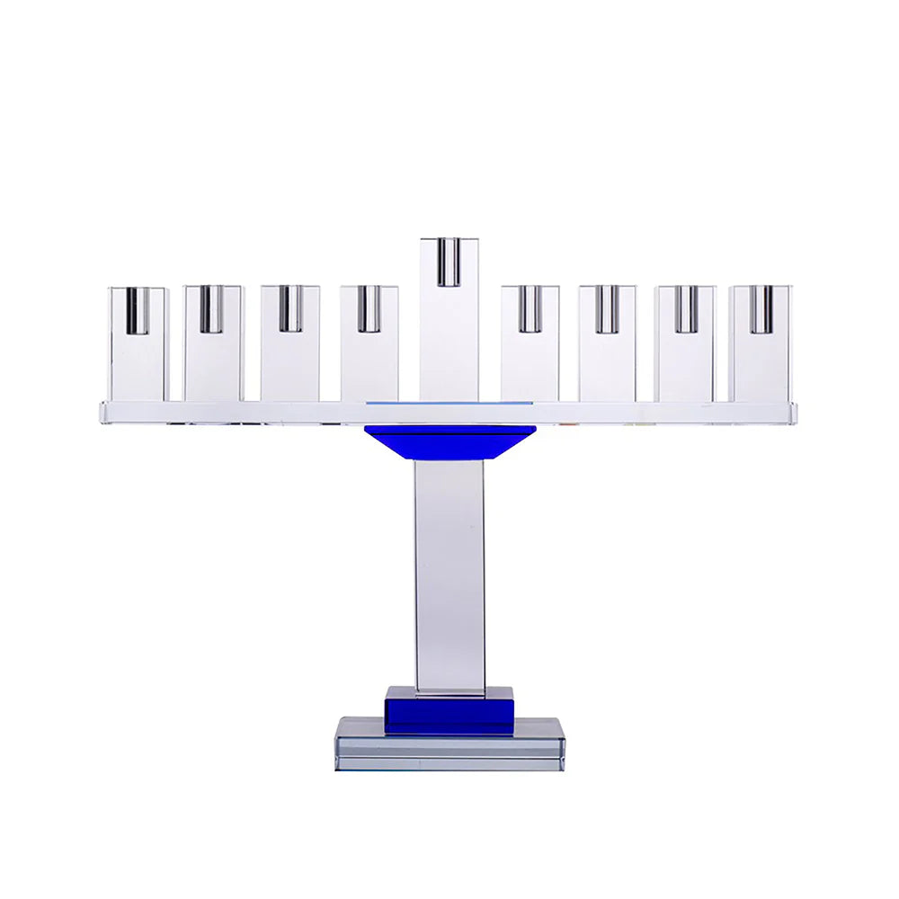Crystal Menorah Symmetrical - LEHADAR