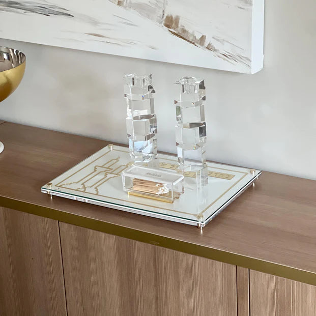 Lucite Laser Cut Hadlokas Neiros Tray - LEHADAR