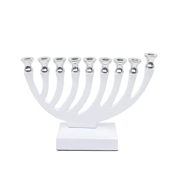 Metal & Enamel Candle Menorah - LEHADAR