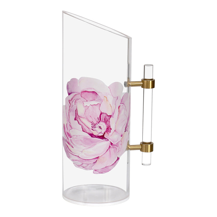 Lucite Floral Pitcher - LEHADAR