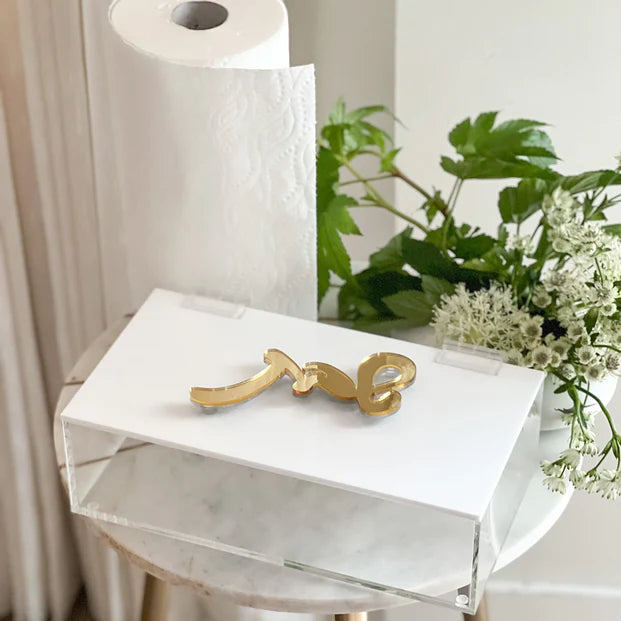 Lucite Multi Purpose Shabbos Box / Paper Towel Box - LEHADAR