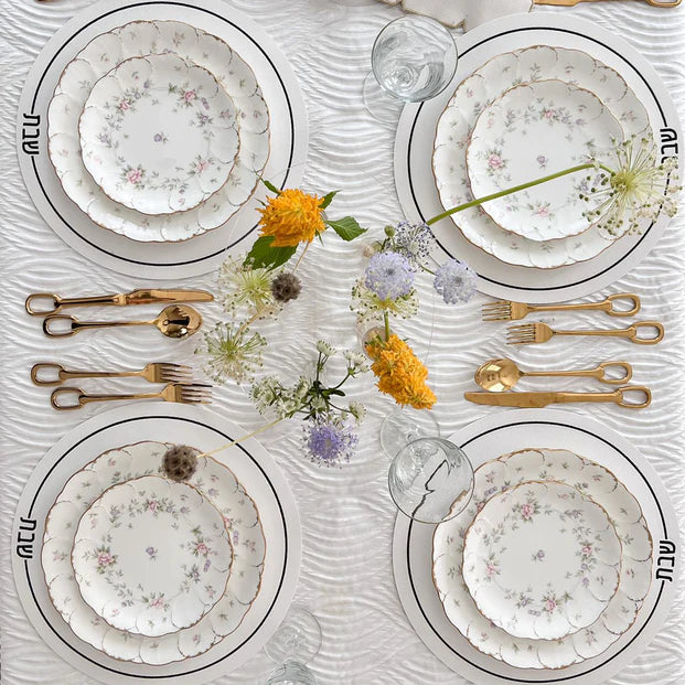 Leatherette Shabbos Placemats - LEHADAR