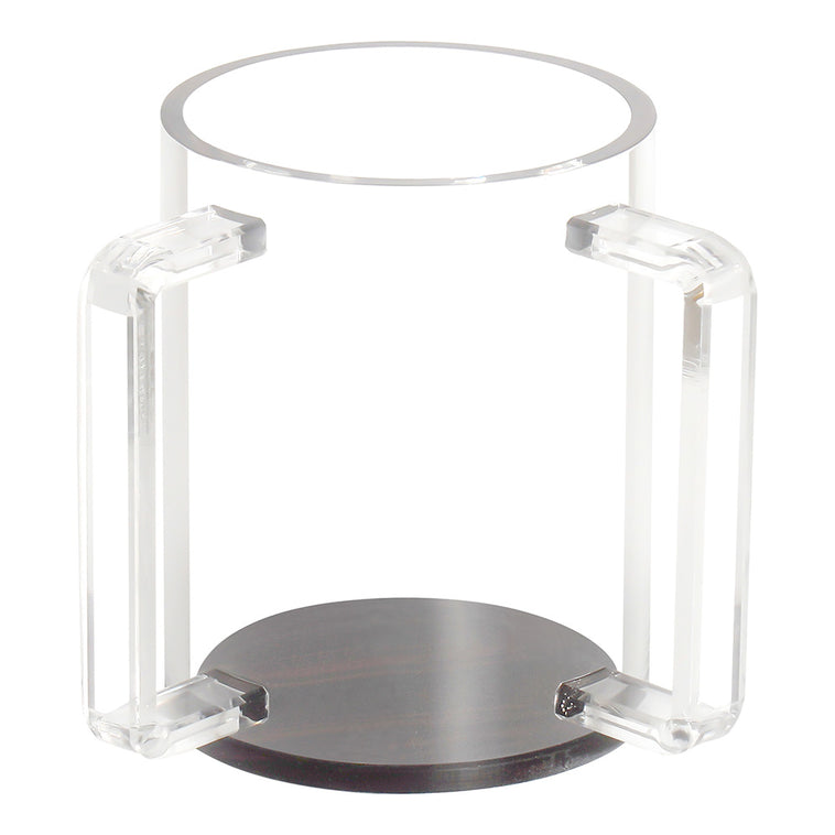 Lucite Wood Look Wash Cup - LEHADAR