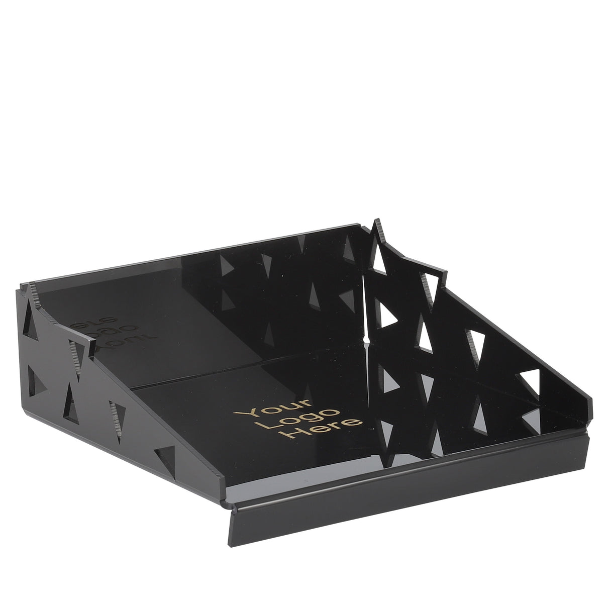 Triangle Napkin Holder WT/BK/Clear - LEHADAR