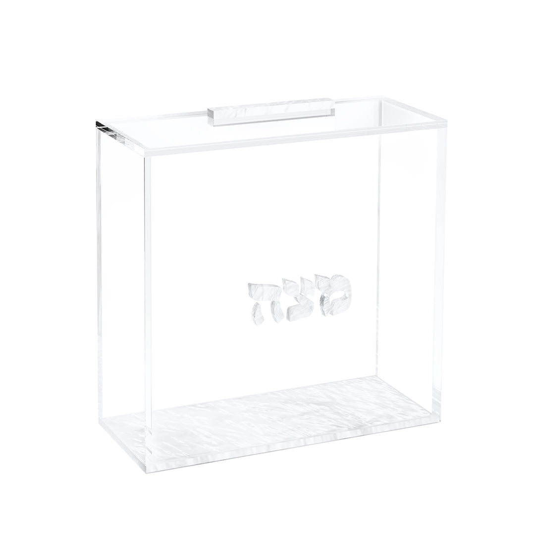 Matzoh Box - White Pearl - LEHADAR