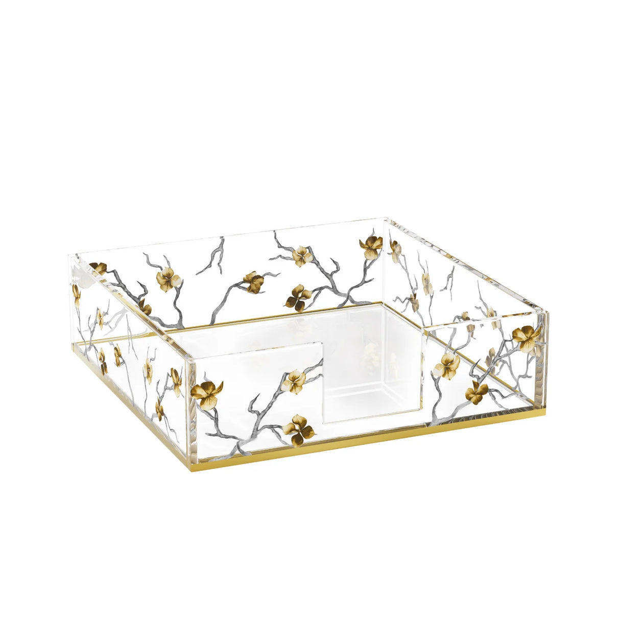 Golden Branch Napkin Holder - LEHADAR