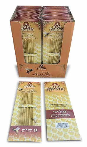 Wax Candle Lighter 15 pp (12*50) - LEHADAR