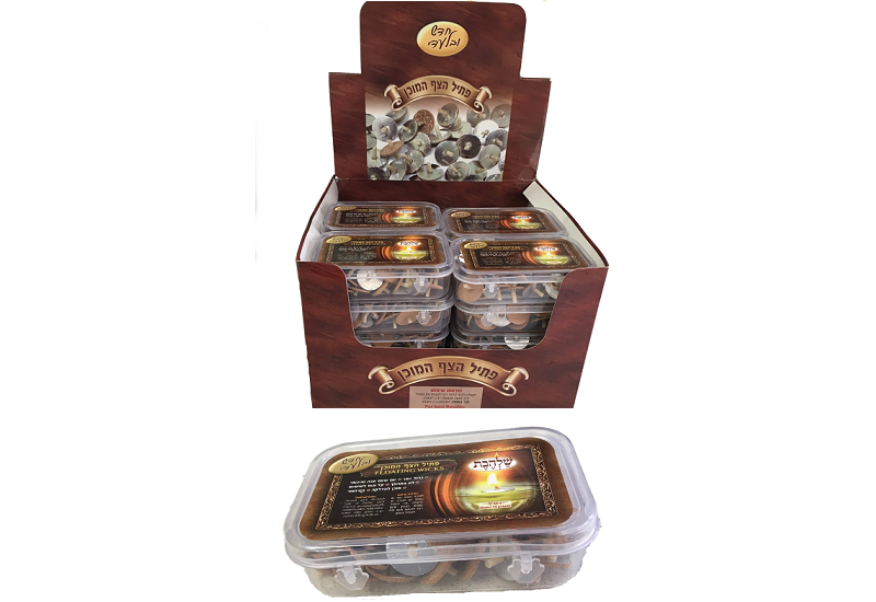 Ready Floating Wicks size 3/4" round - 30 per display X 5 - LEHADAR