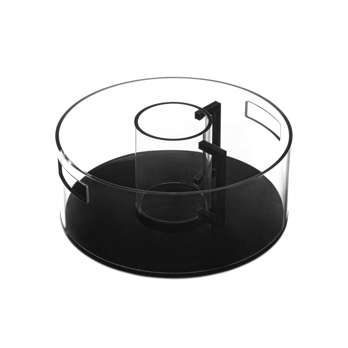 Black Lucite Washing Cup and Bowl Set - LEHADAR