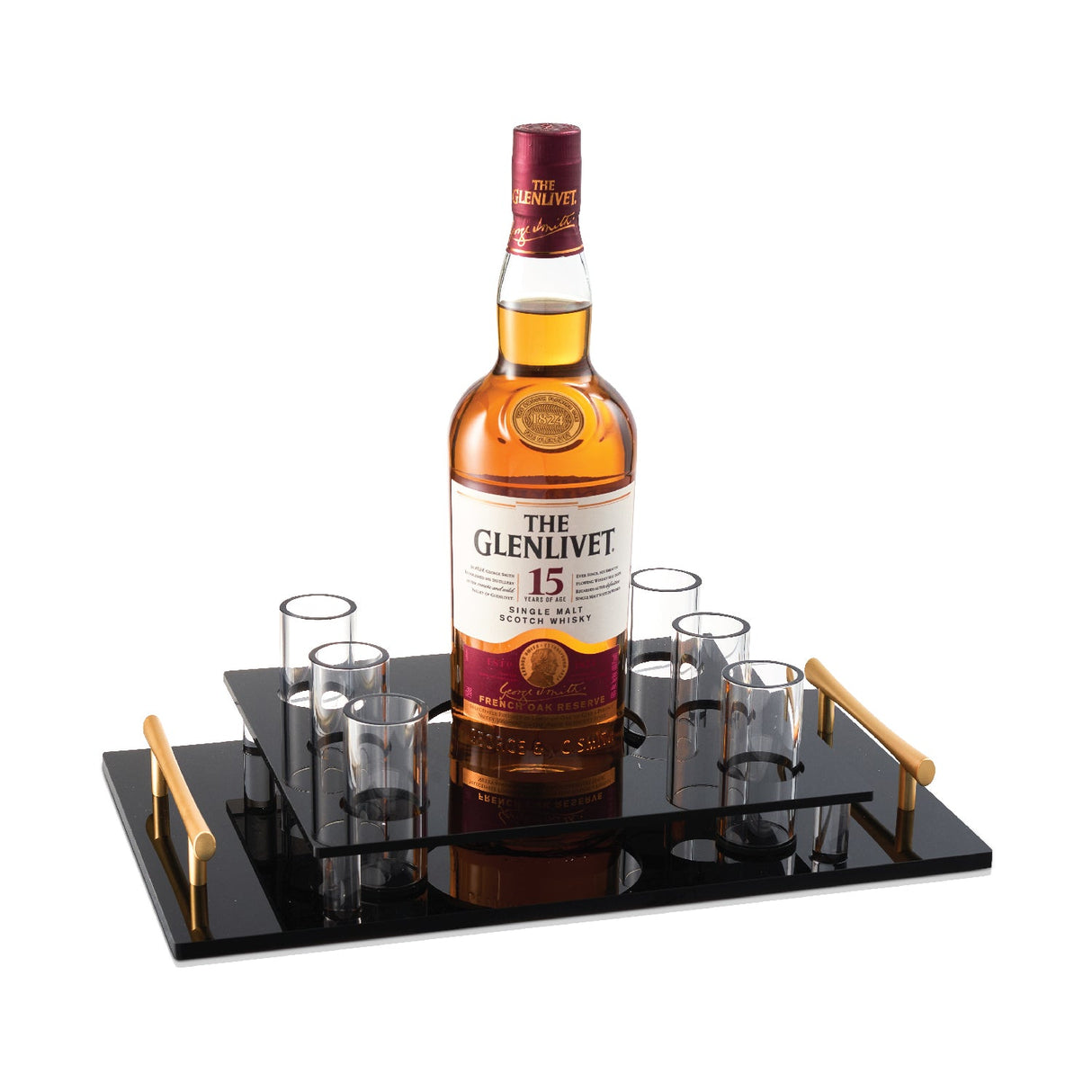 Shot Cup Set- Black Lucite - LEHADAR