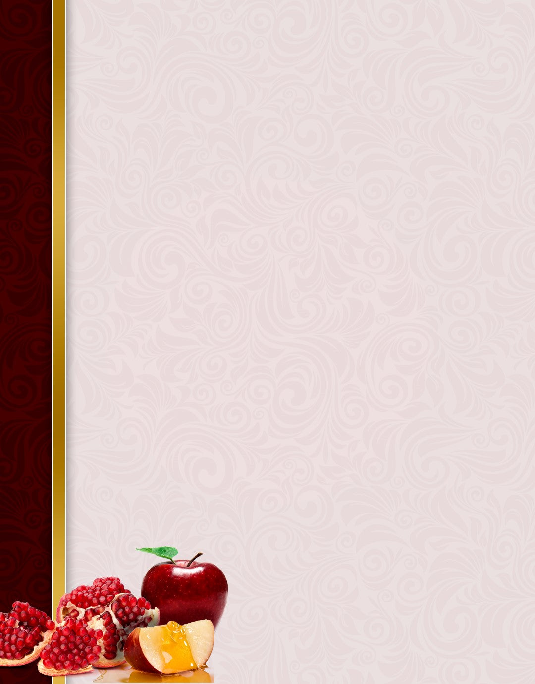 Design paper Sweet New Year 8.5x5.5 " 20 Per Pack - LEHADAR