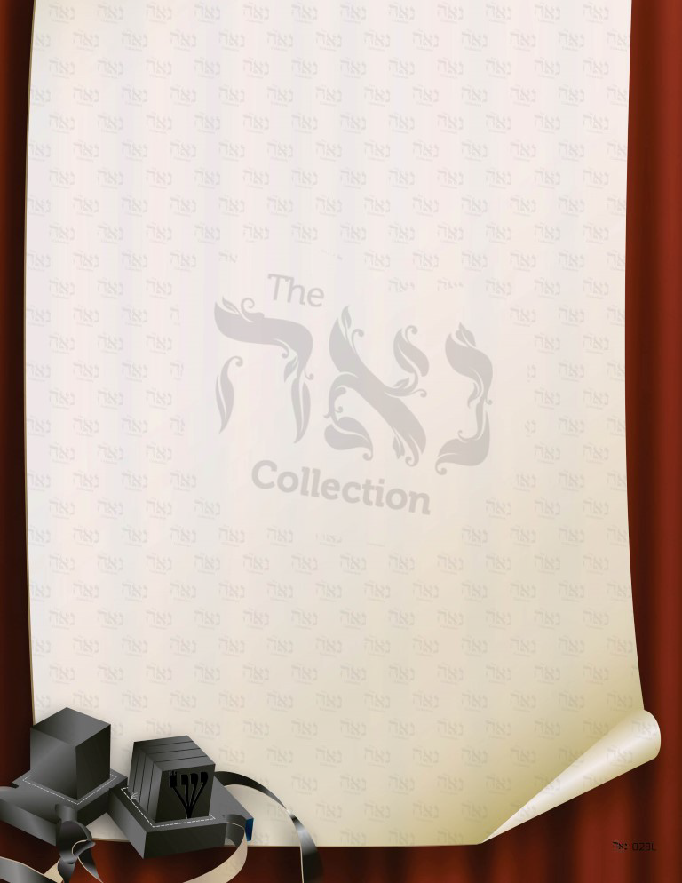 Design paper Tefillin Size : 8.5x11" 10 Per Pack - LEHADAR
