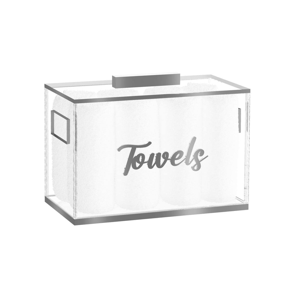 Classic Towel Box with Letters - LEHADAR