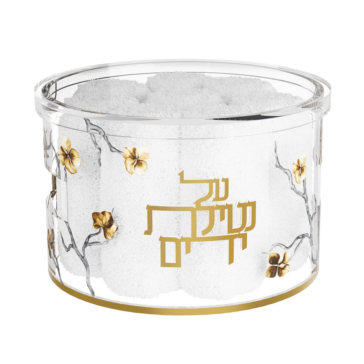 Golden Branch Towel Box - LEHADAR