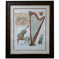 Calligraphy Tehillim #01 - Framed - LEHADAR